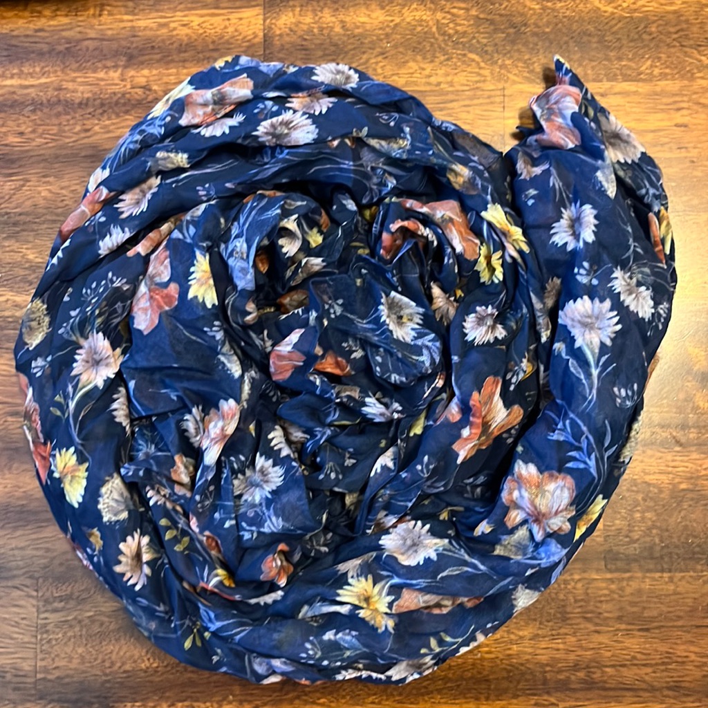 Flowered Scarf